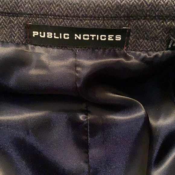 Public Notices brown tweed blazer - Picture 5 of 8